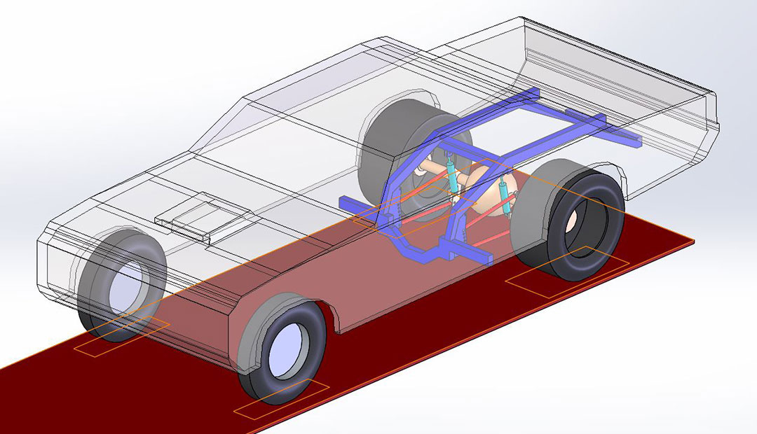 Suspension Analysis Race Car Simulation