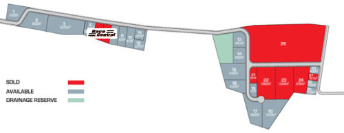 Illustration showing estate layout