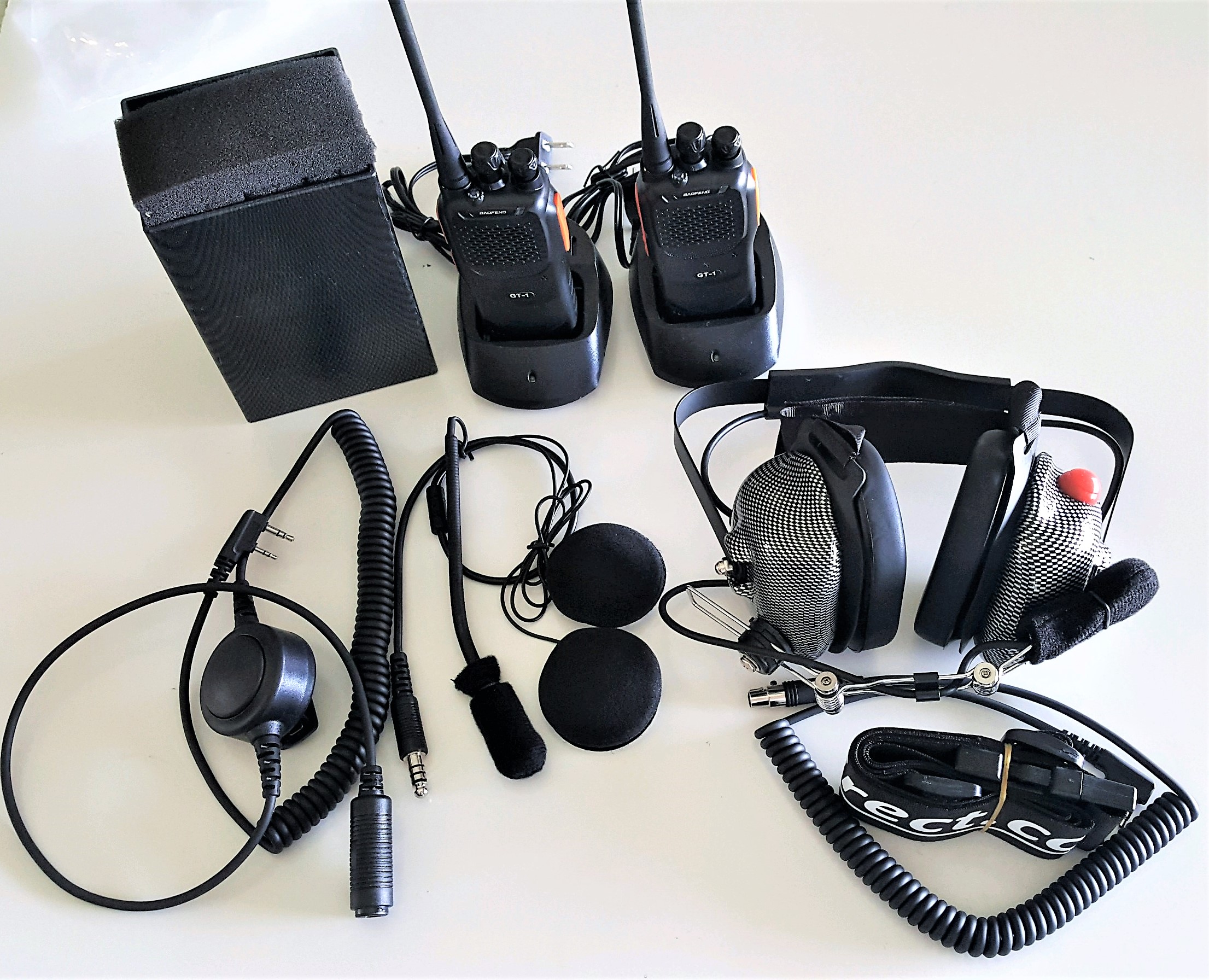 Kart Radio Set with Helmet Speakers Race Radios Direct