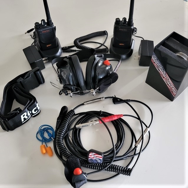 NASCAR Radio Set Short Track Complete Racing Radio System Race Radios