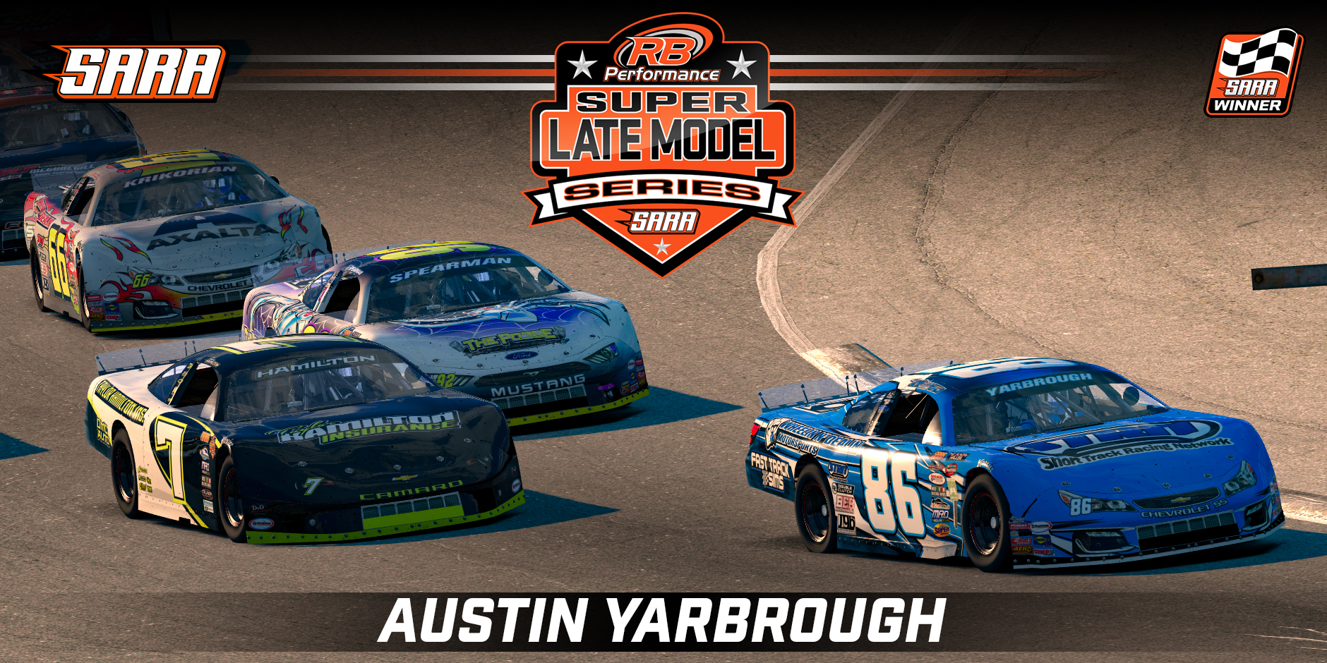 Yarbrough Holds Off Title Contenders For Oxford Win Sim Auto Racing