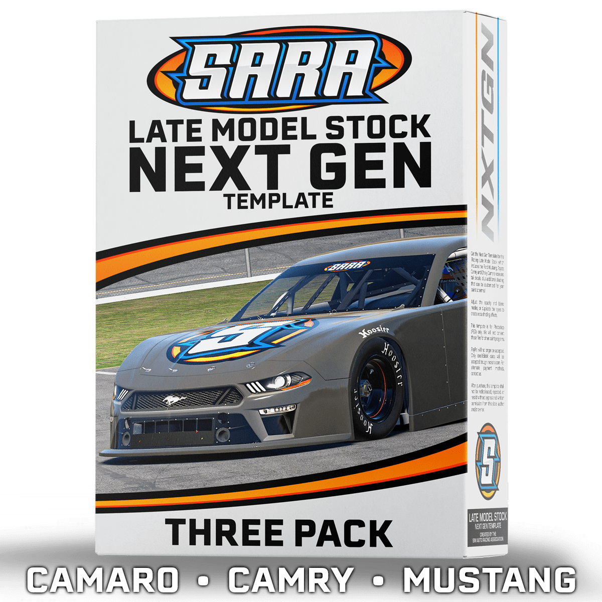 Late Model Stock Template 3 Pack Sim Auto Racing Association