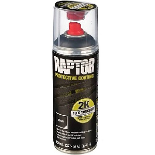 RAPTOR 2K AEROSOL BLACK 400ML
