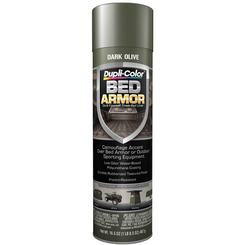 DupliColor Bed Armor Aerosol Dark Olive Race Tools Direct