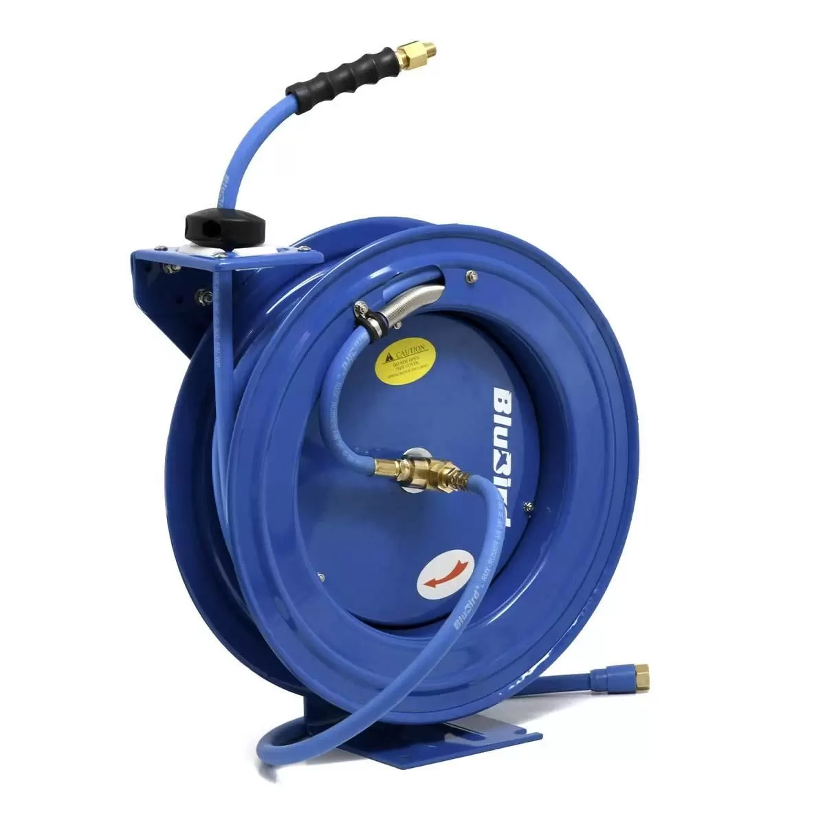 BluBird Air Hose on 18 Gauge Heavy Duty Reel 3/8" x 50' Race Tools Direct