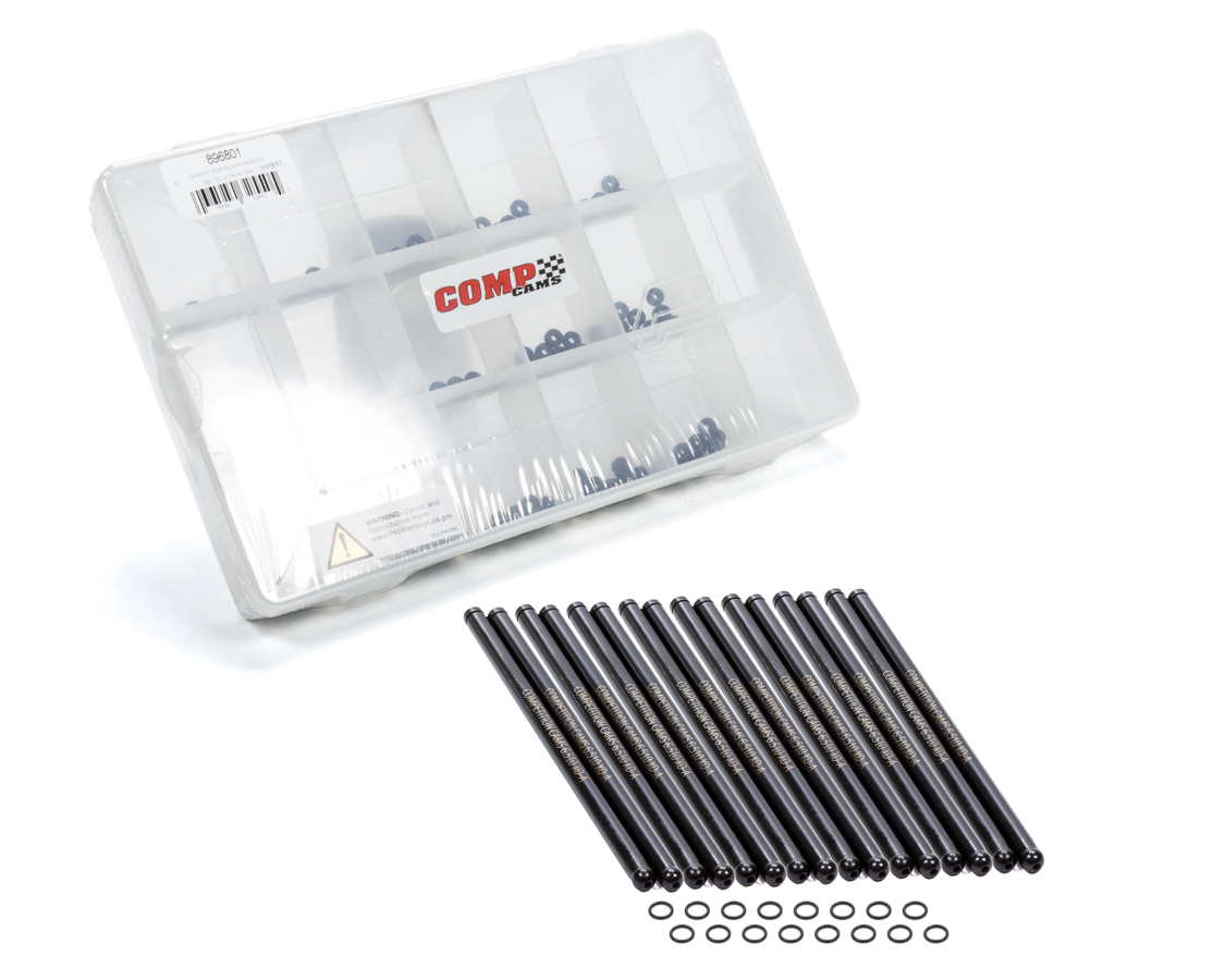 OBS COMP CAMS Pushrod, XDA, Adjustable, 8.160 to 8.392 in Long, Shims