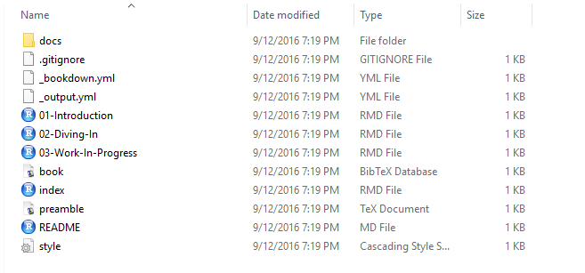 Using Bookdown for tidy documentation The Ordeal of Time