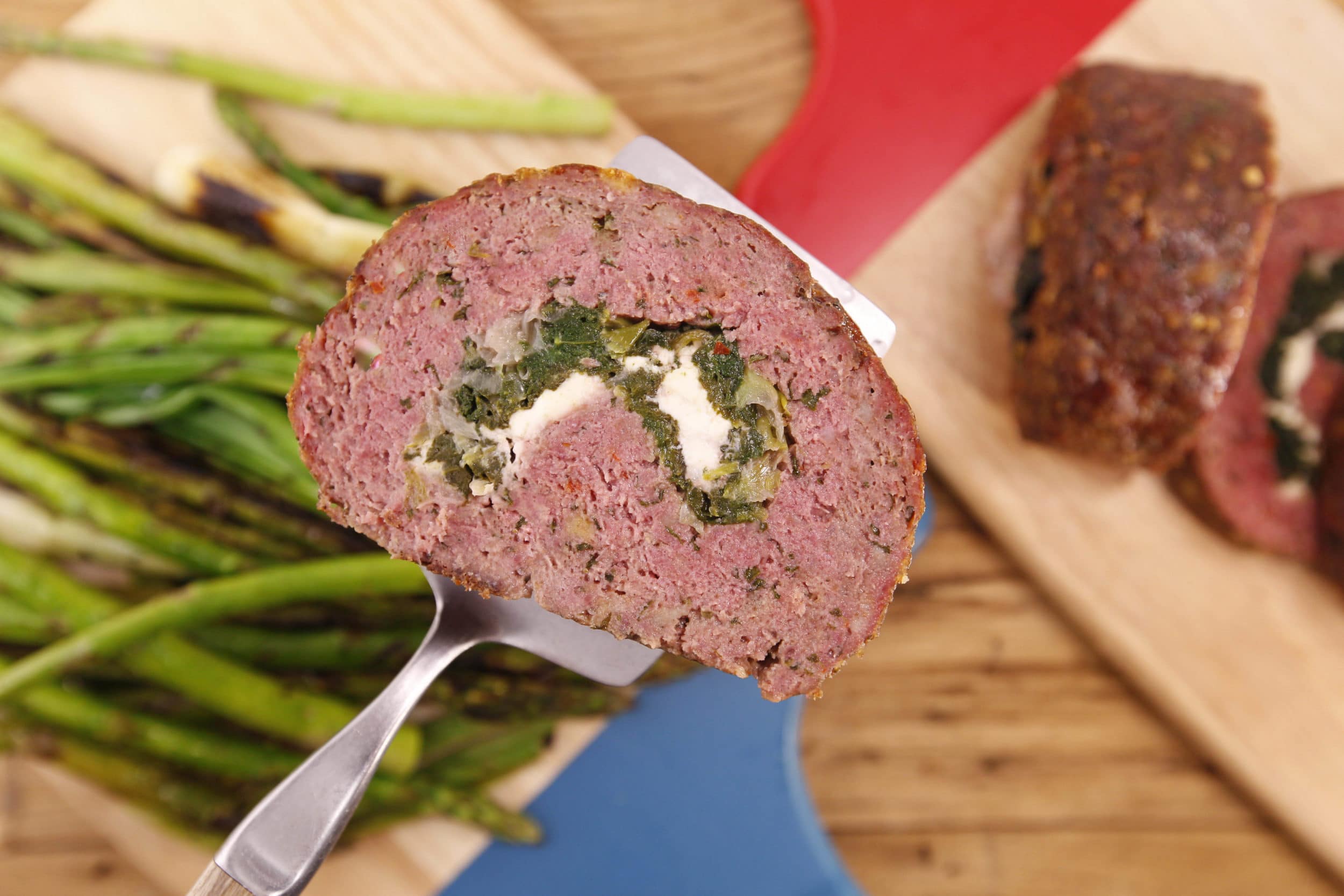 Rolled Spring Meatloaf Rachael Ray