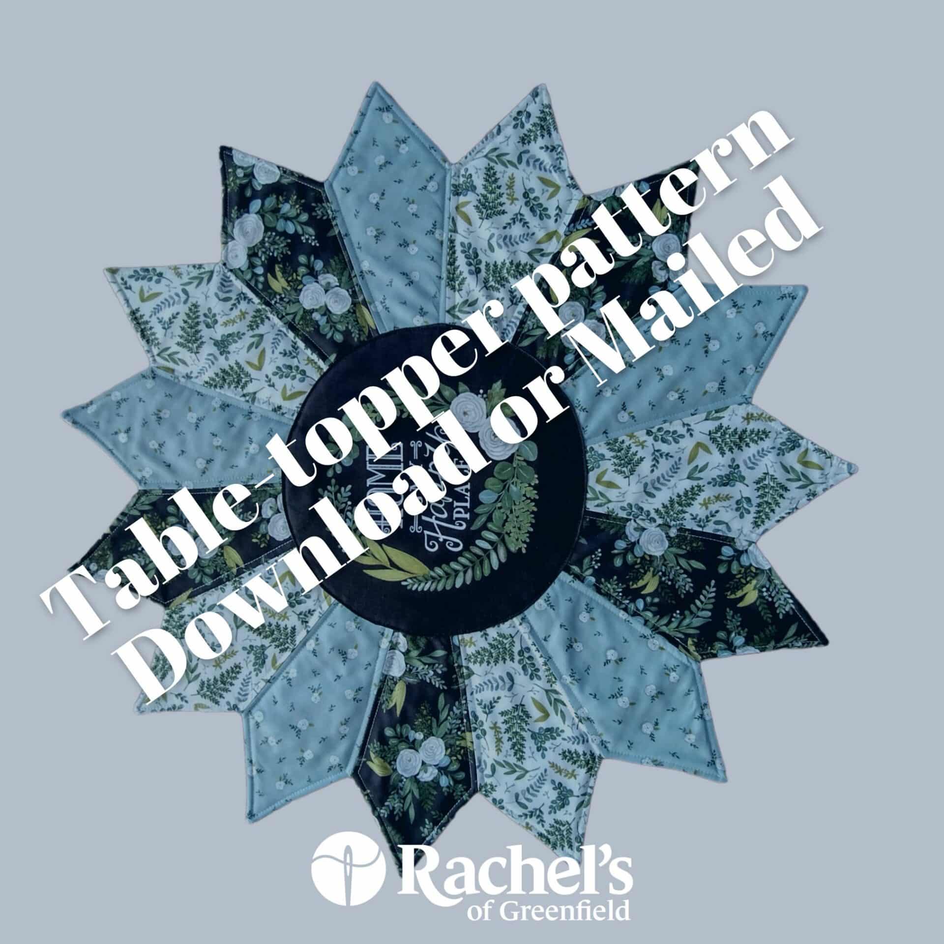 Sunshine Centerpiece Mat Pattern Rachel's of Greenfield