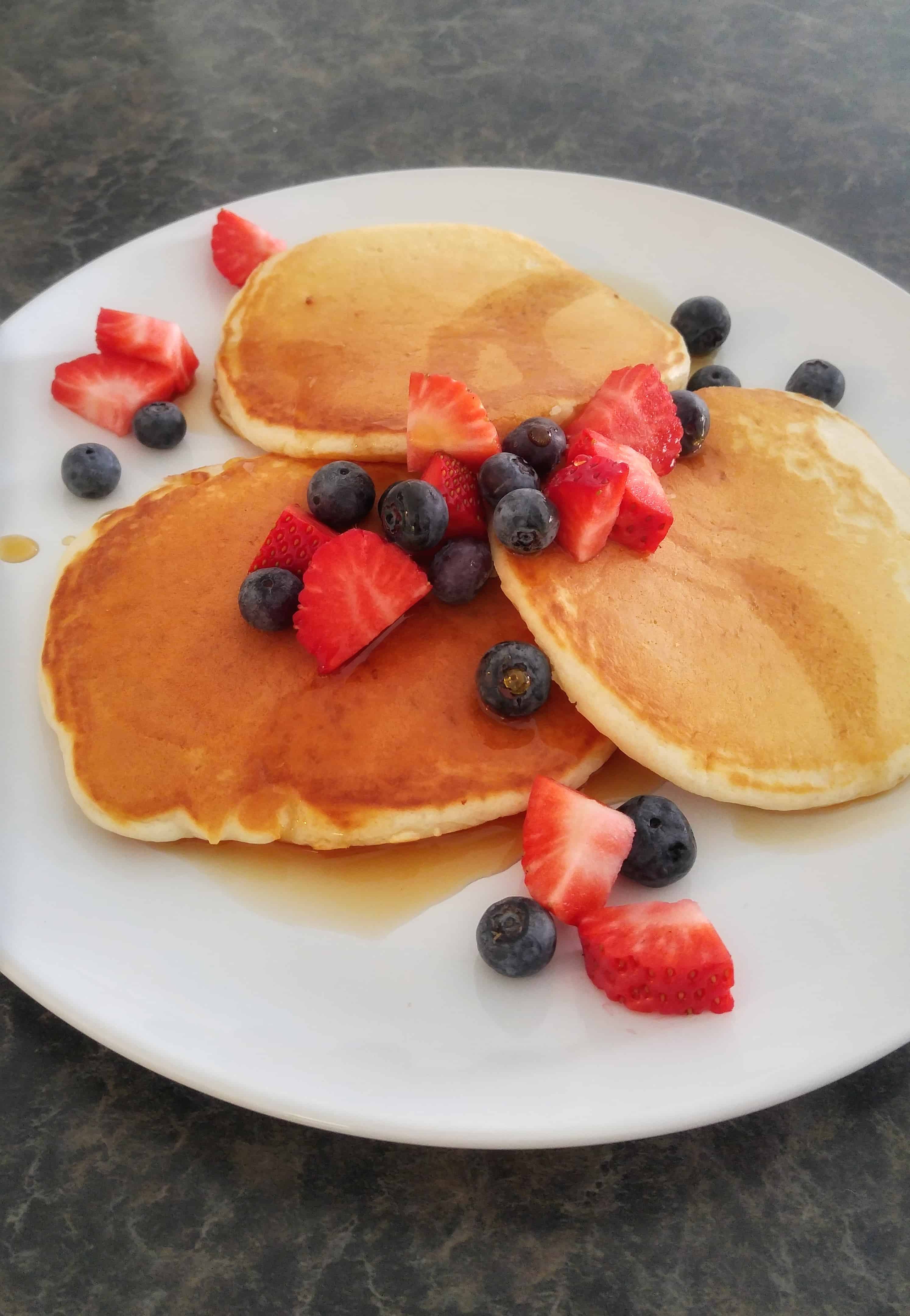Fluffy buttermilk pancake recipe