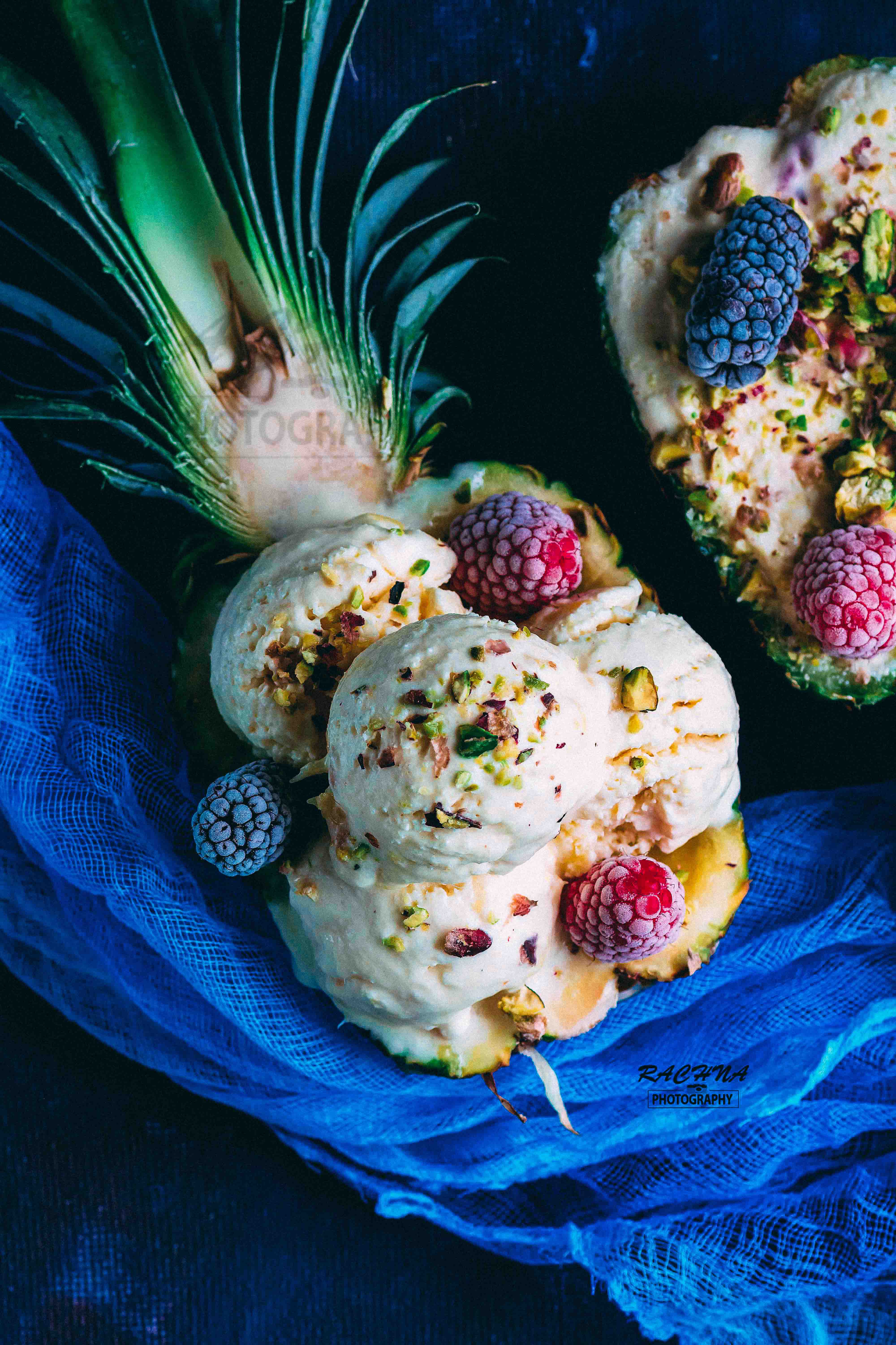 3 Ingredient Pineapple Ice cream recipe No eggs No machine