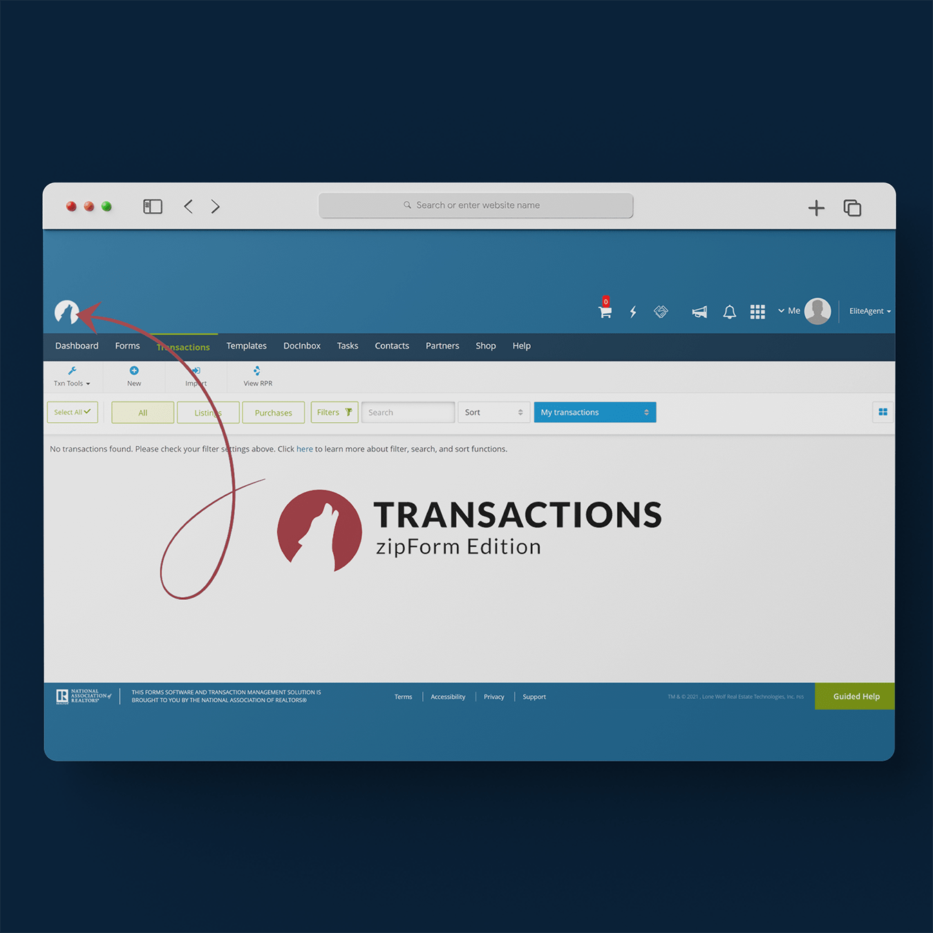 zipForm Platform REALTORS® Association of Central Indiana