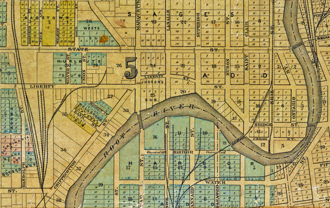 Racine County Plat Map Historic Maps Of The Racine County Area