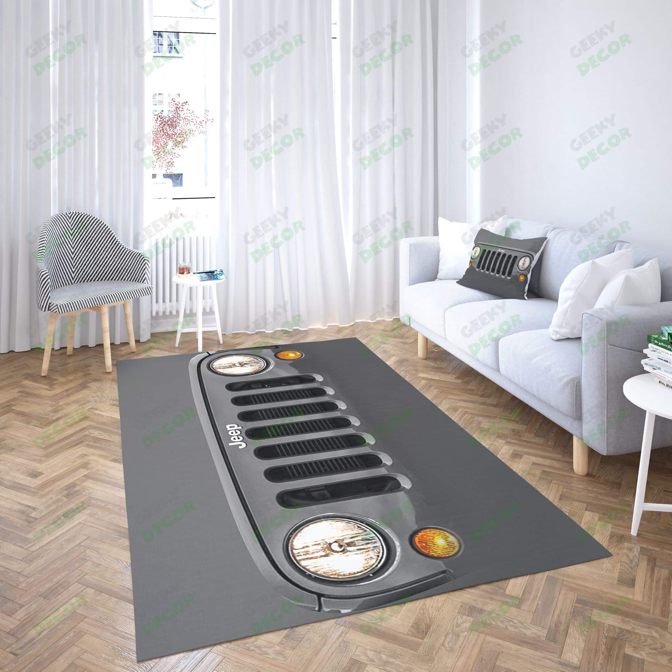 JEEP GRAY COLOR CARPET LIVING ROOMAREA RUG