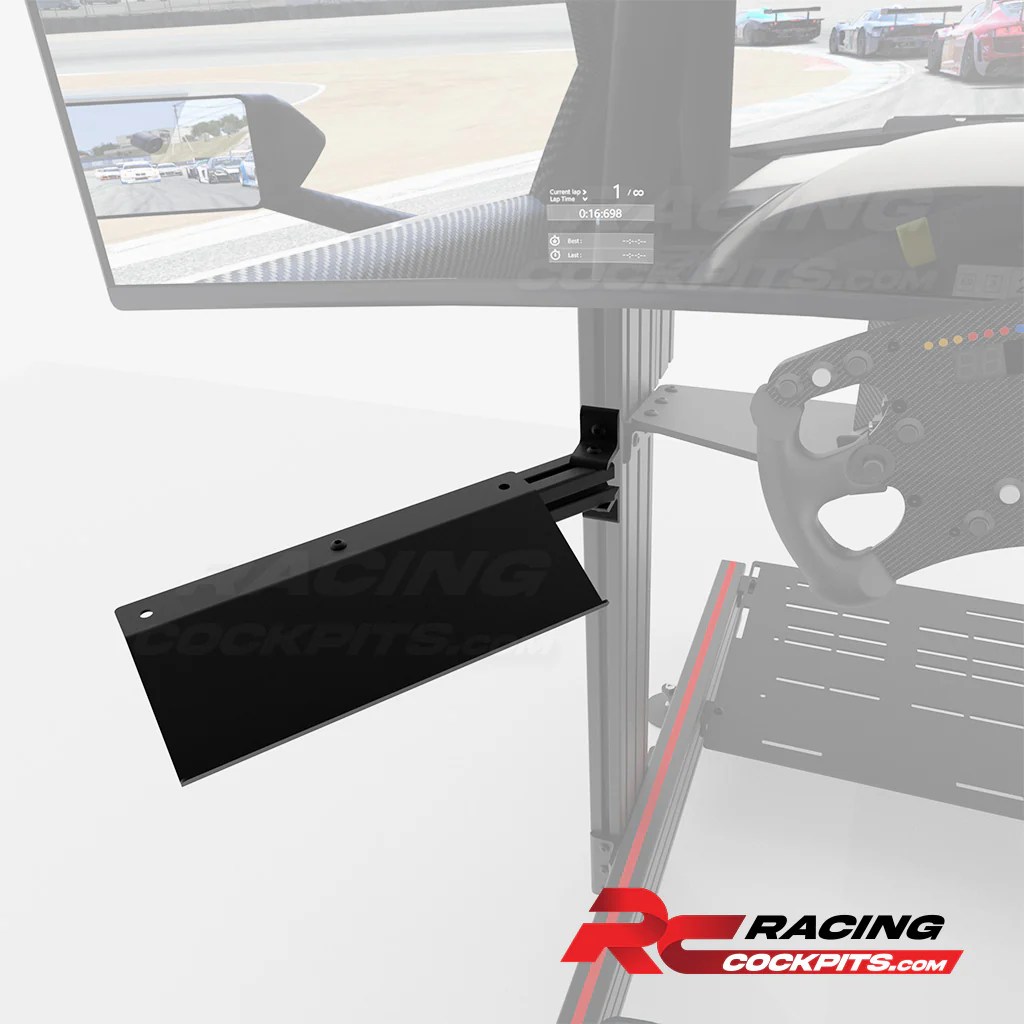 Keyboard Tray for Sim Racing (DualAxis Pivoting)