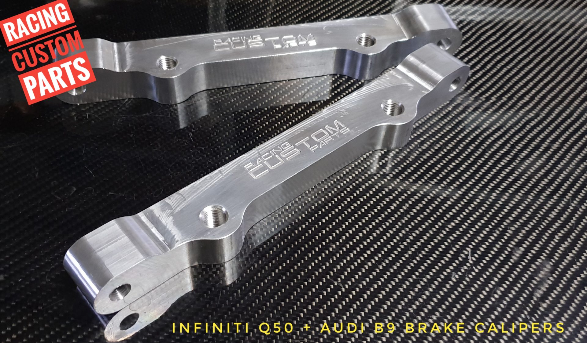 Infiniti Q50 brake adapters Racing Custom Parts