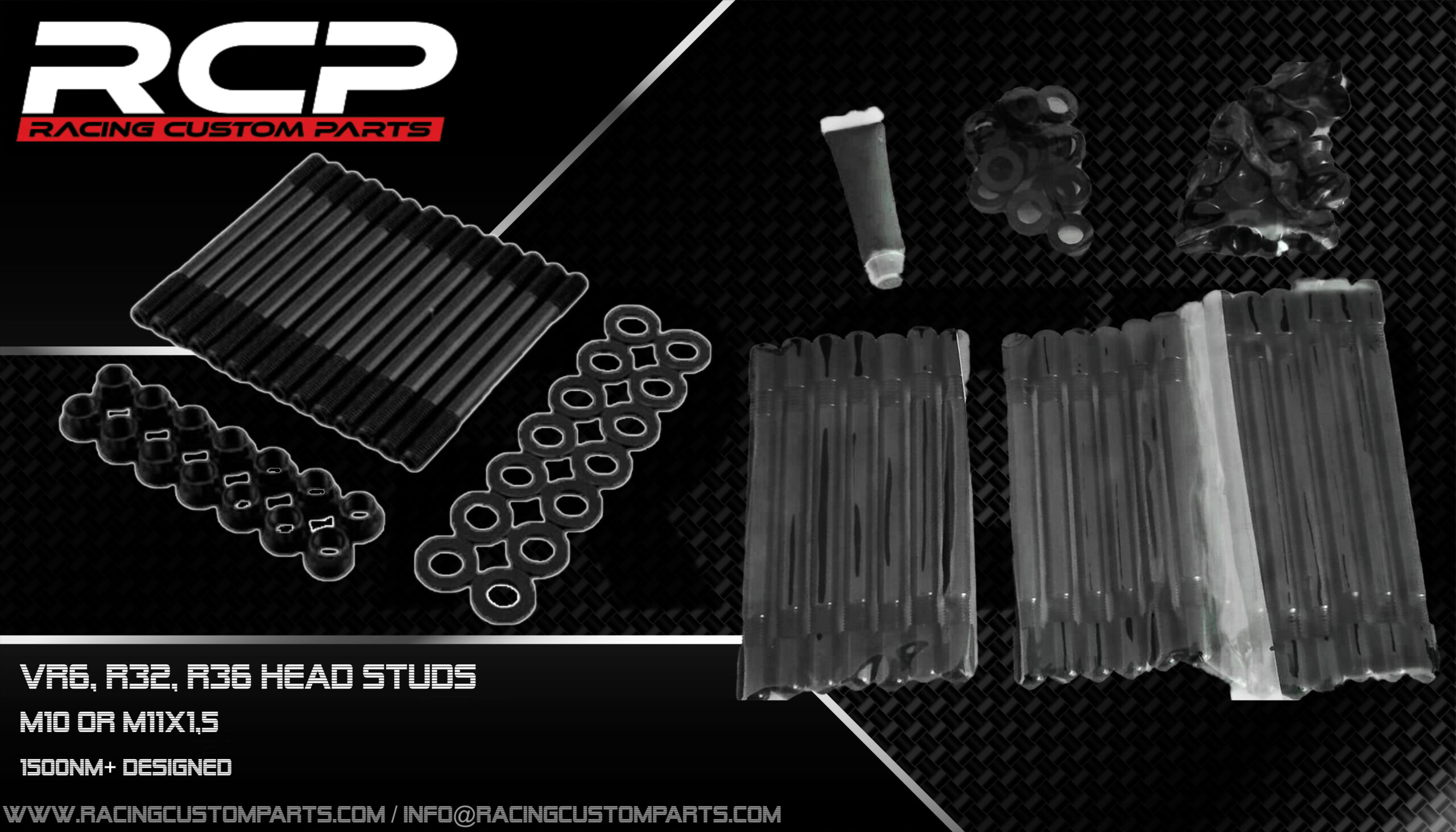 VR6 R32 R36 Head Stud Kit Racing Custom Parts