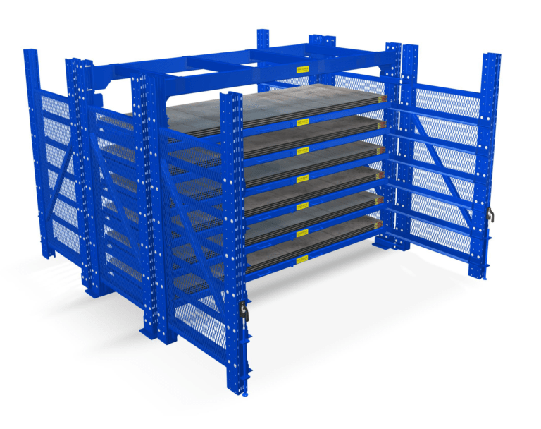 Roll Out Sheet Metal Rack Roll Out Steel Storage Racks