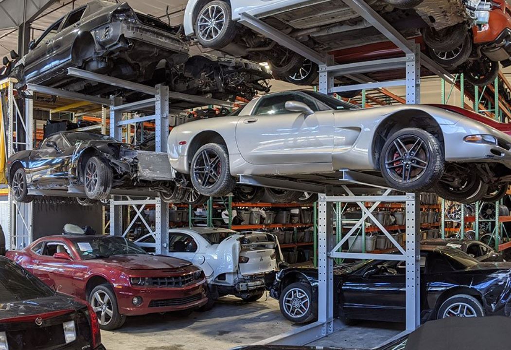 Auto Salvage Yard Storage Racks Junkyard Car Racks