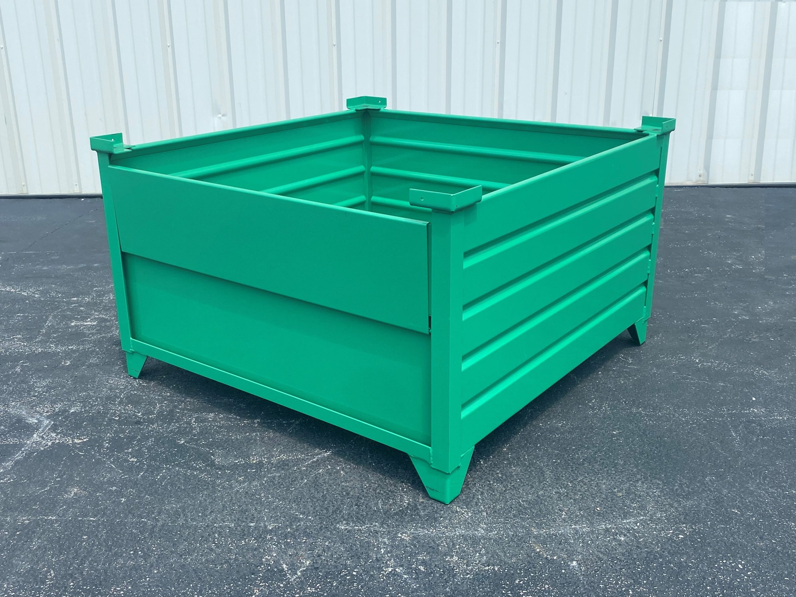 Half Drop Door Corrugated Steel Bulk Container