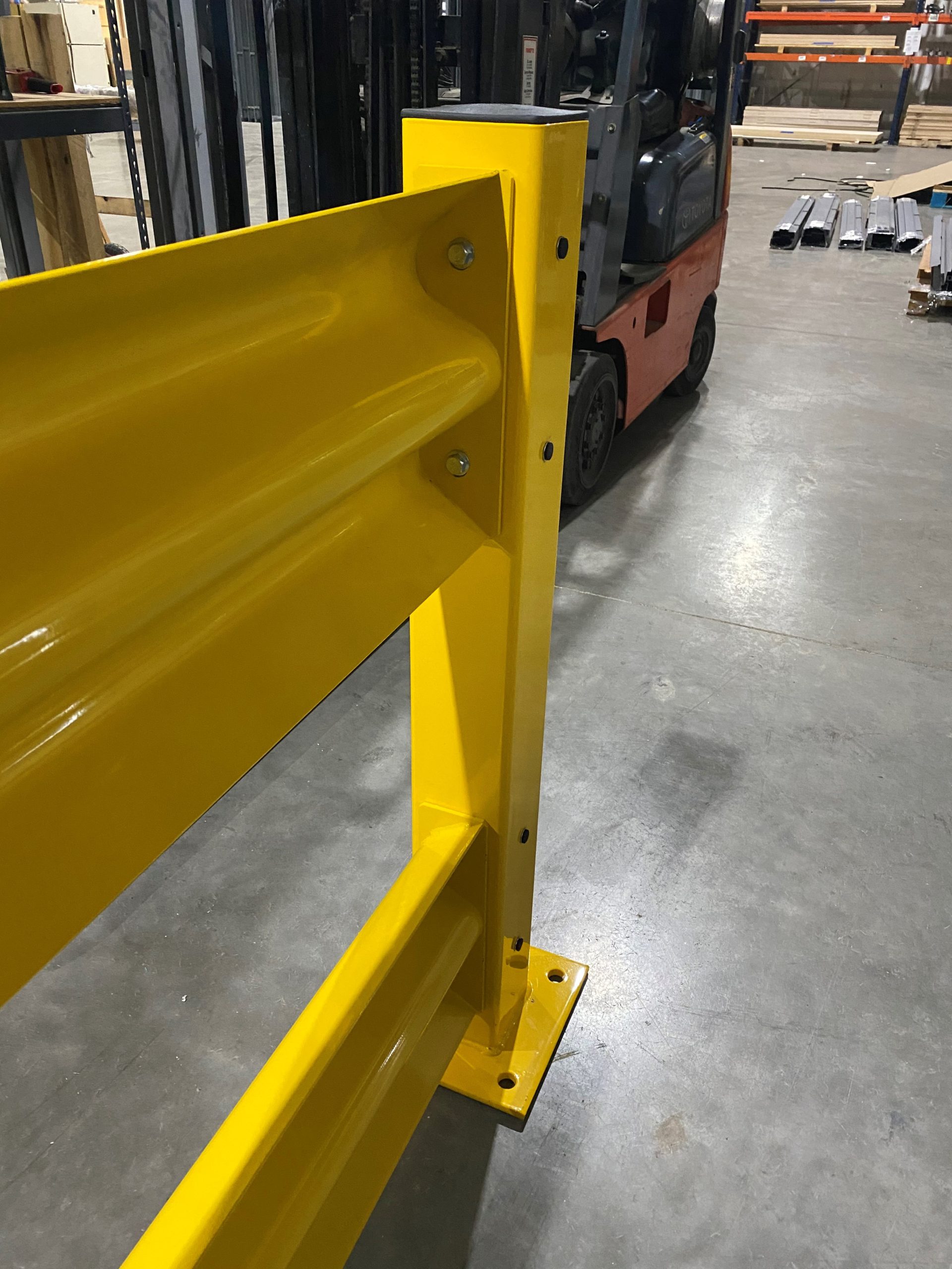 Warehouse Safety Guard Rail & Barriers