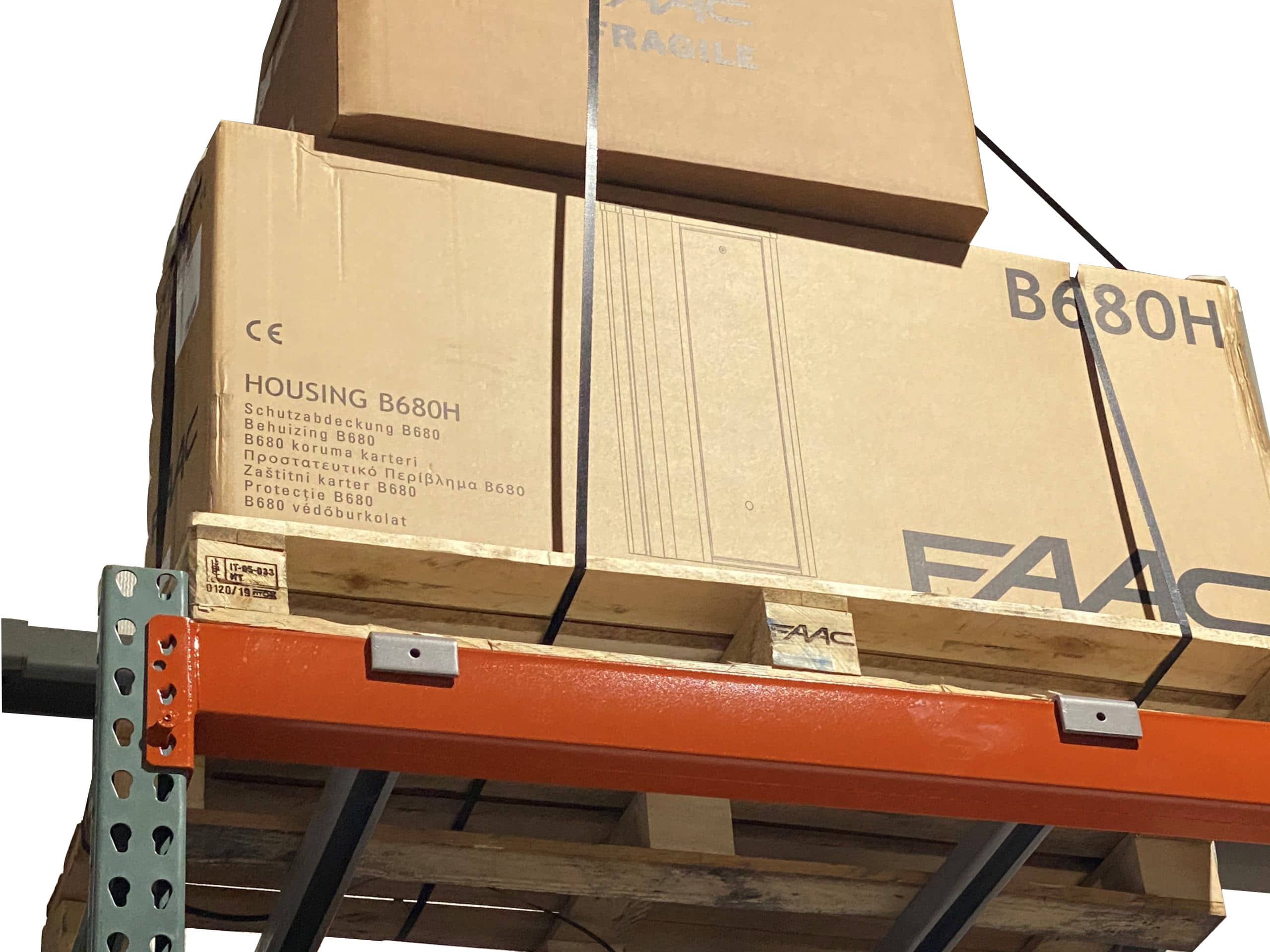 Pallet Rack Cross Bars Double Flanged Pallet Supports