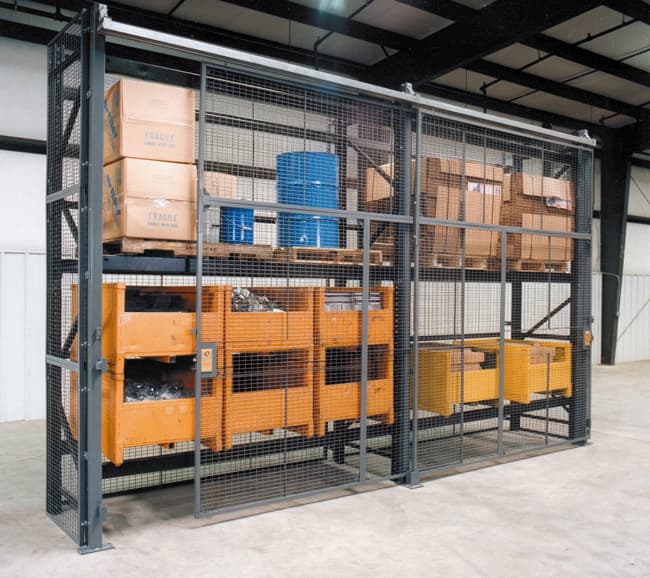 Pallet Rack Enclosures Rack Enclosures Warehouse Rack and Shelf