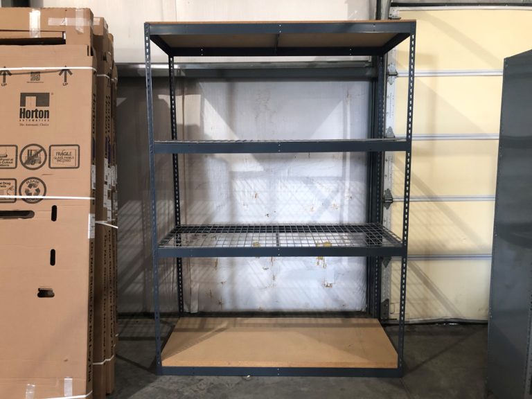 Used Industrial Metal & Steel Warehouse Shelving for Sale