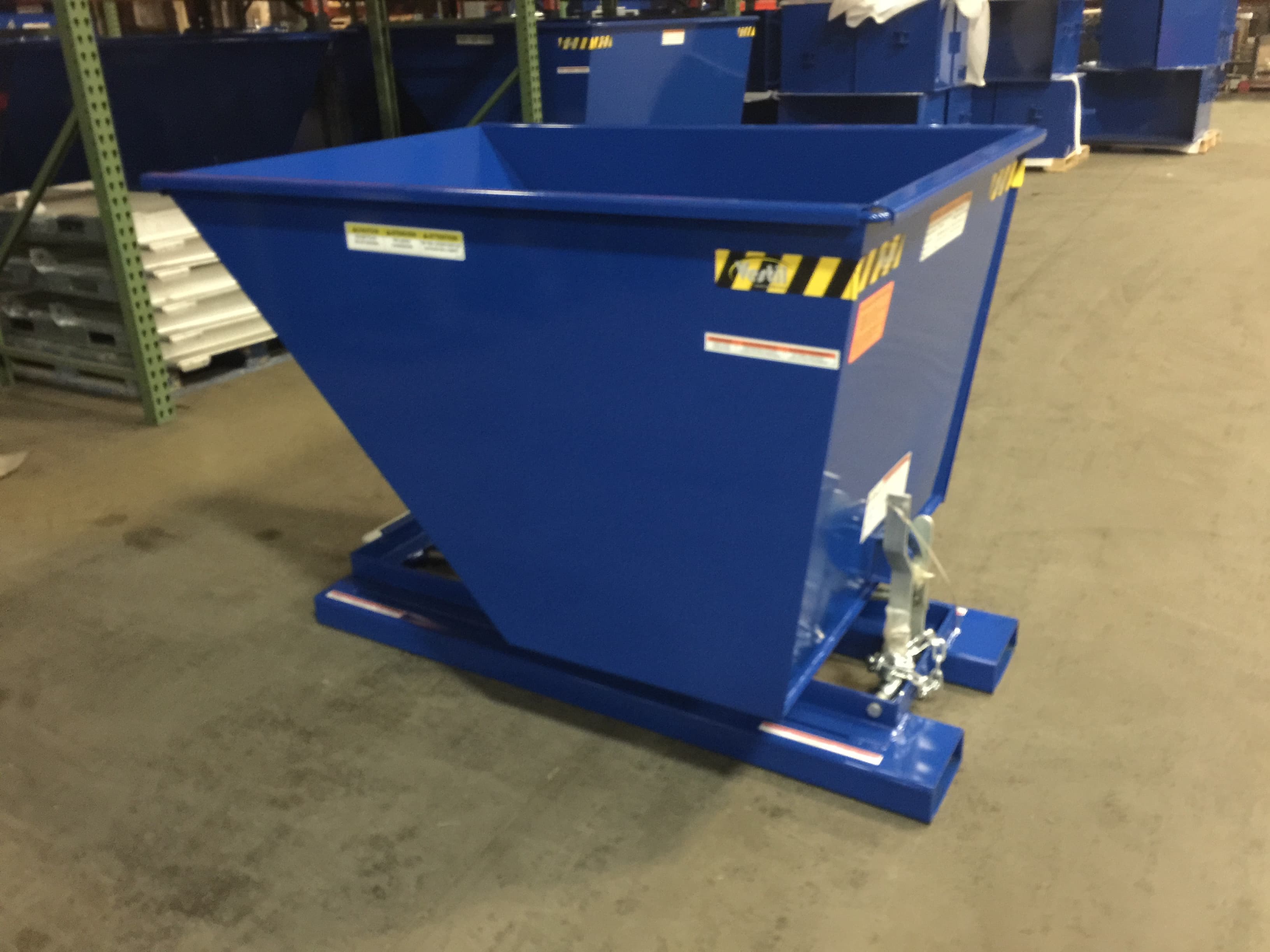 Steel SelfDumping Hoppers with Forklift Attachment