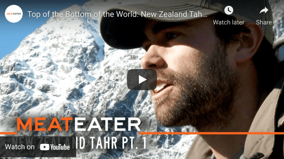 Show MeatEater Season 2, Episode 6 Hunting Tahr in New Zealand Rack Camp