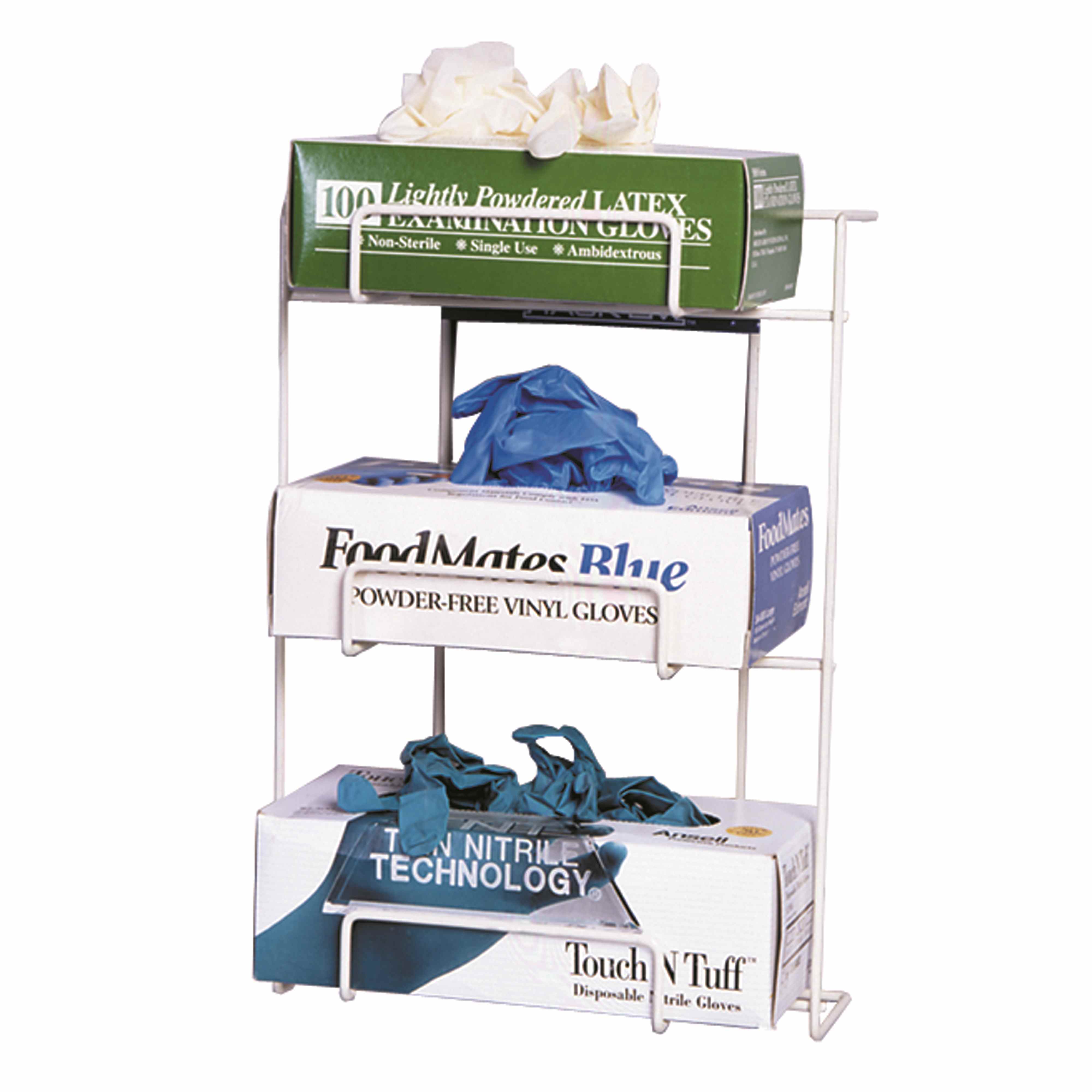 “No Spill” 3 Box Exam Glove Dispenser (SKU 4010) RACK'EM RACKS