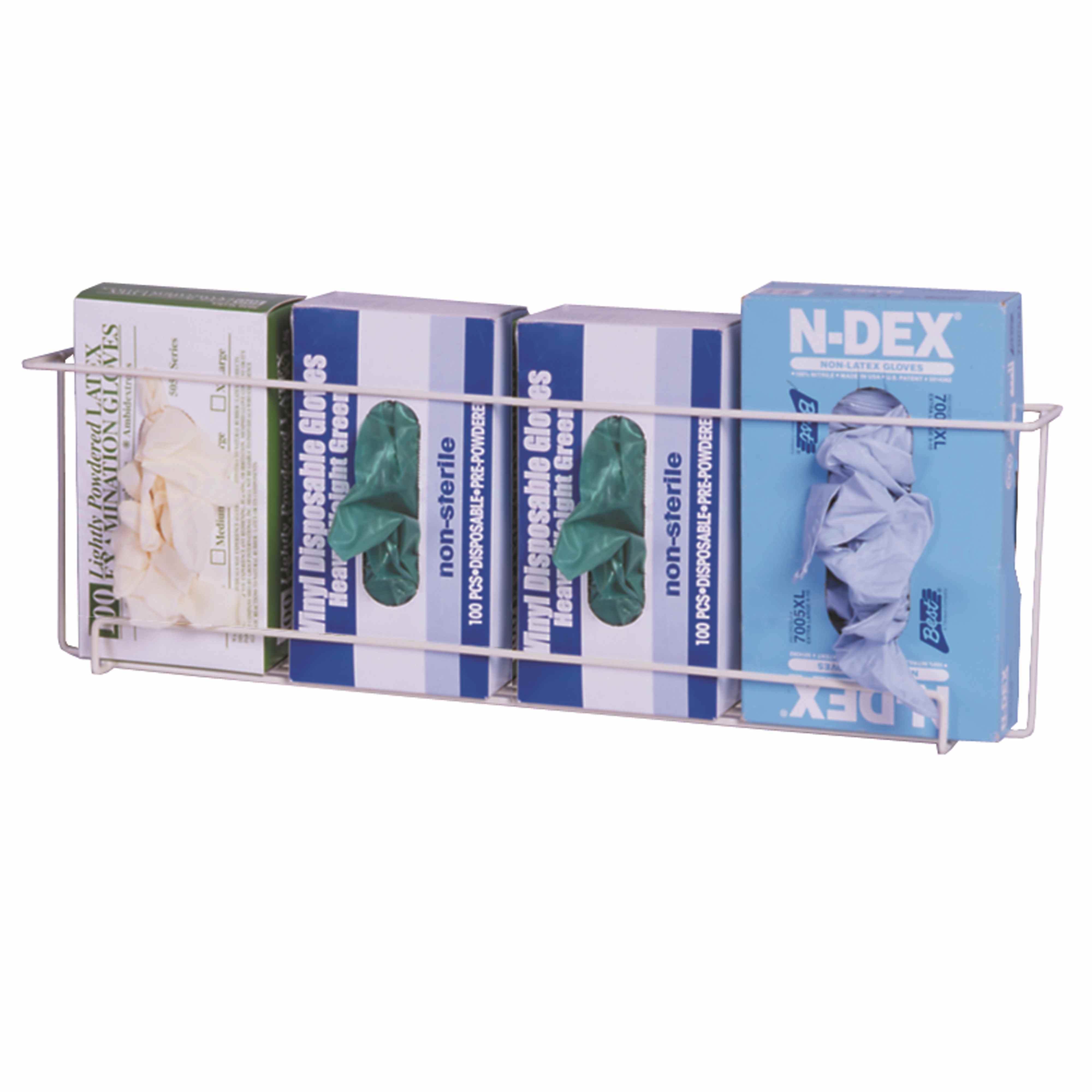“Space Saver” 4 Box Exam Glove Dispenser (SKU 4014) RACK'EM RACKS
