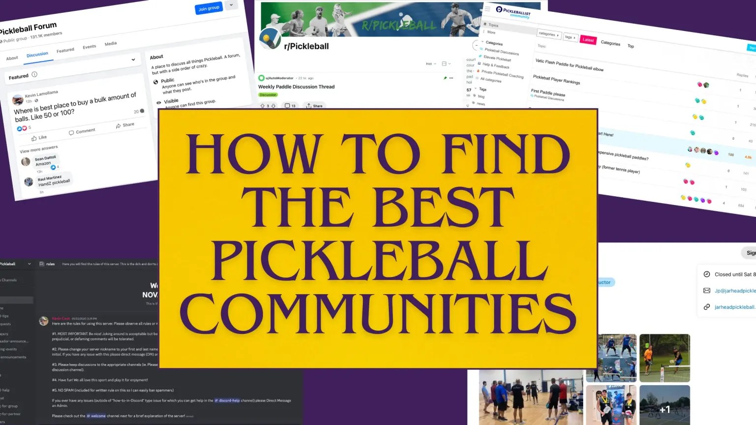 How to Find the Best Pickleball Communities in 2024