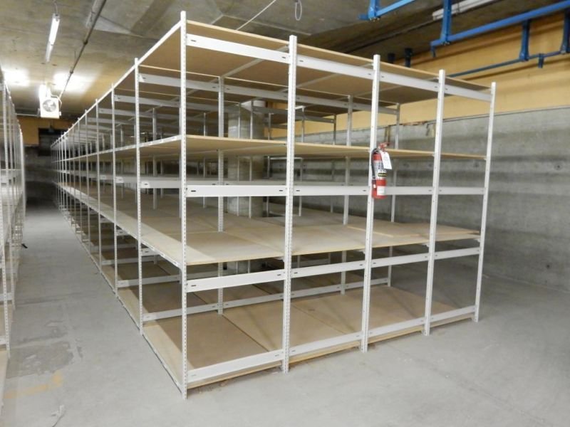 EZRECT industrial shelving for stock rooms and other storage applications.