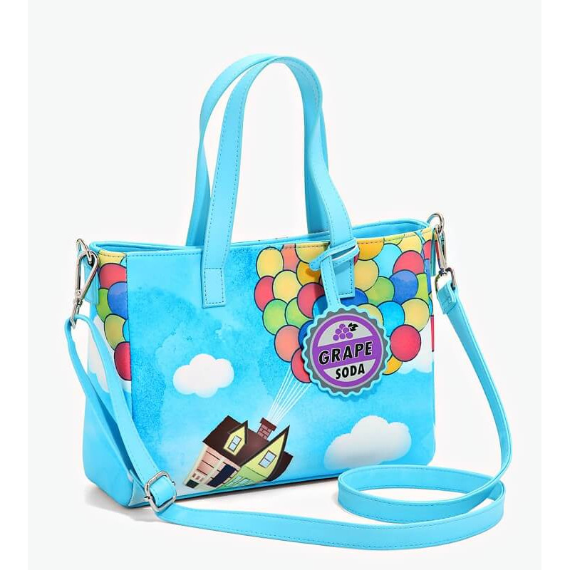 Loungefly Disney Pixar Up Balloons House Satchel Bag RACKMETRO