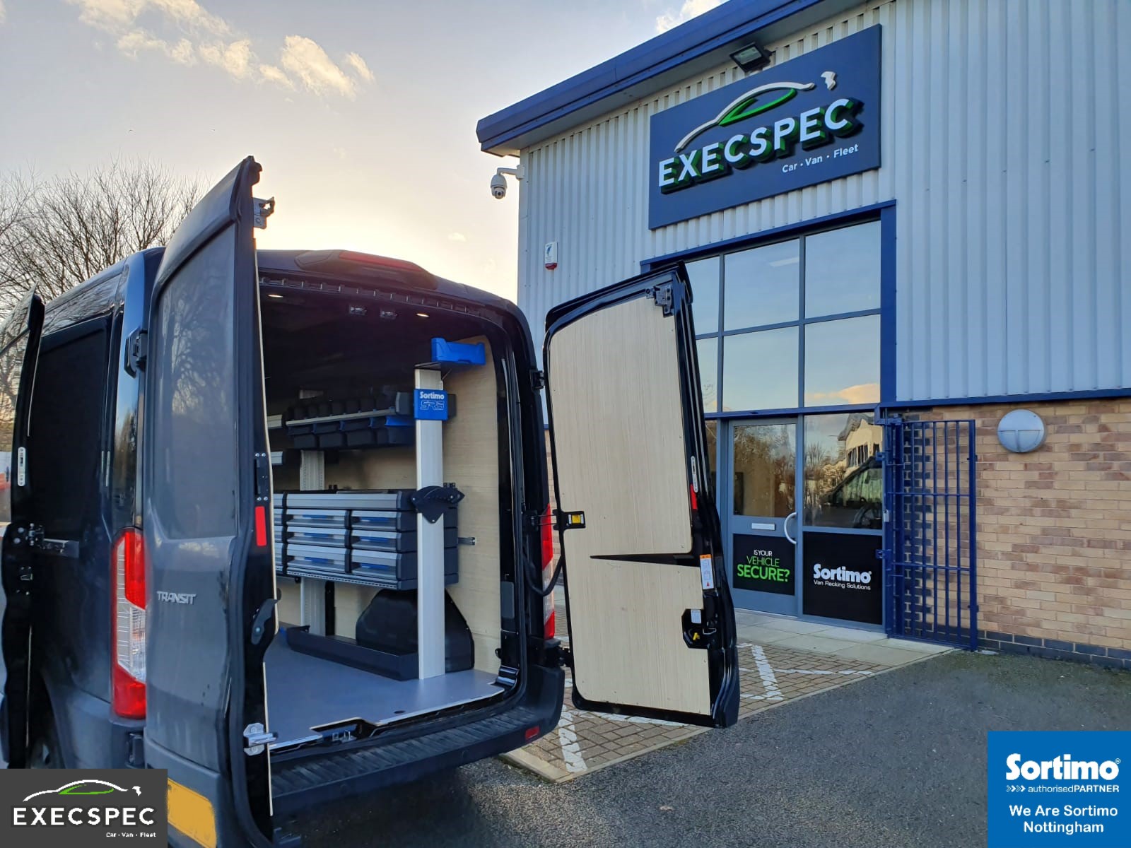 Ford Transit Van Racking Sortimo ProPartner Racks4Vans