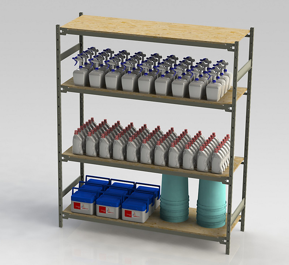 Wide Span Industrial Shelving