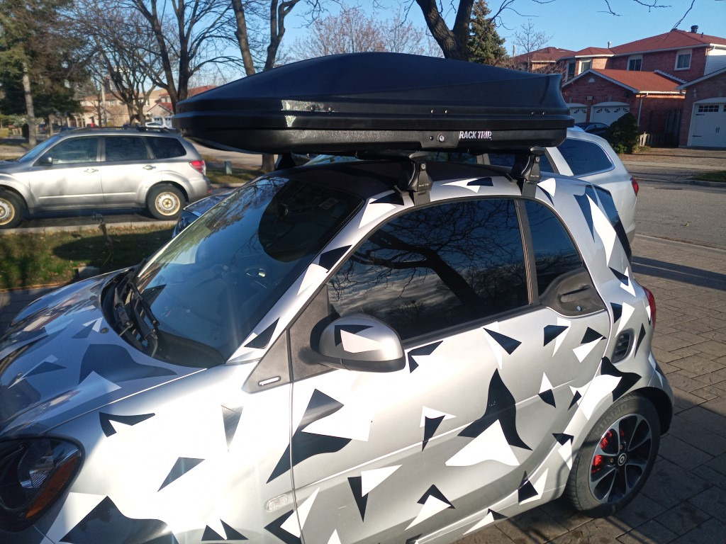 2016 Smart Fortwo Jet Wing Car Roof Rack And Medium Size Cargo Carrier RackTrip Canada Car