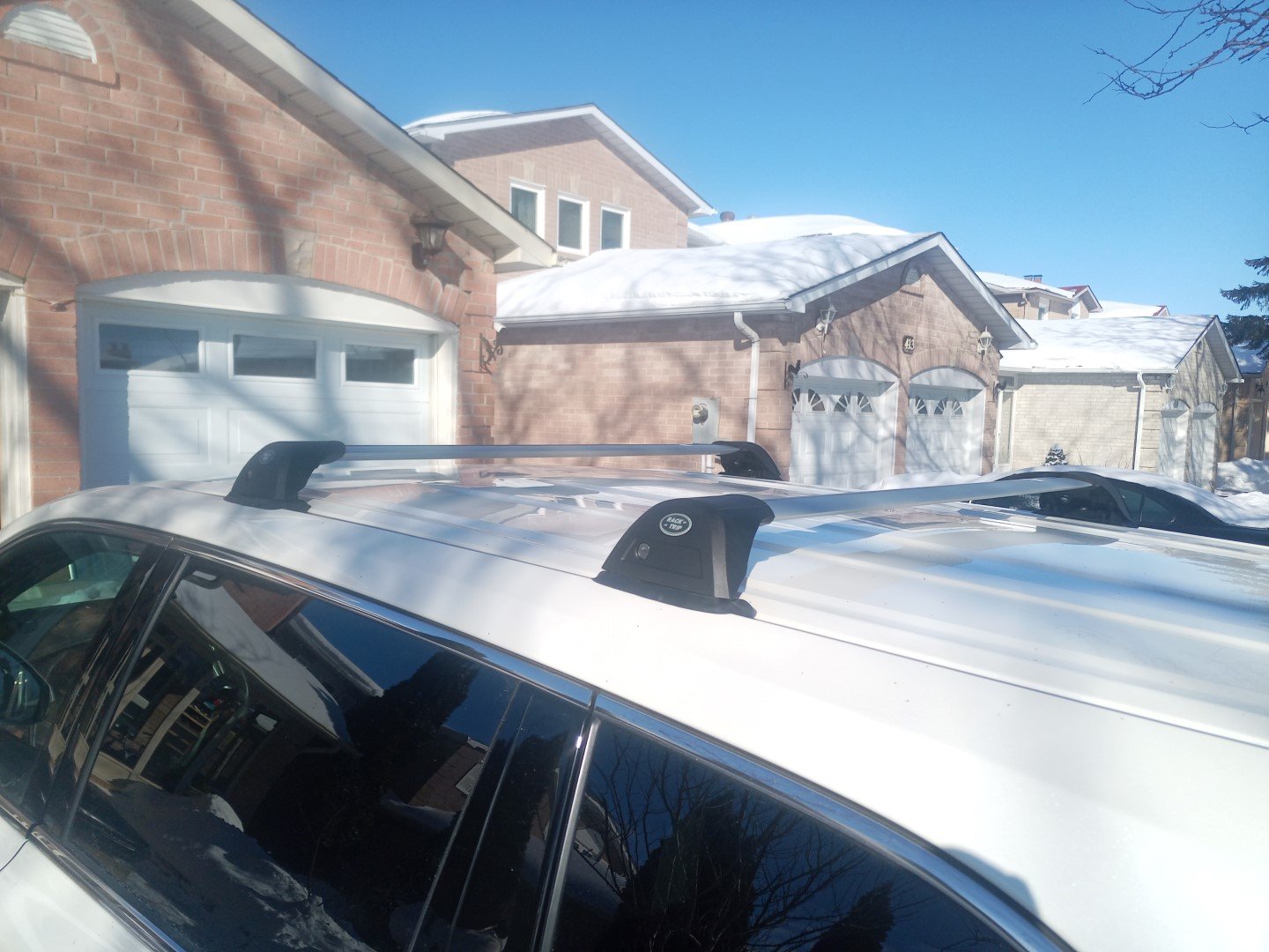 2017 Toyota Highlander Bare Roof Fixed Mounting Point Roof Rack