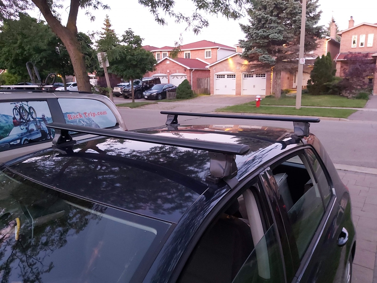 2014 Volkswagen Golf Bare Roof Jet Wing Roof Racks RackTrip Canada