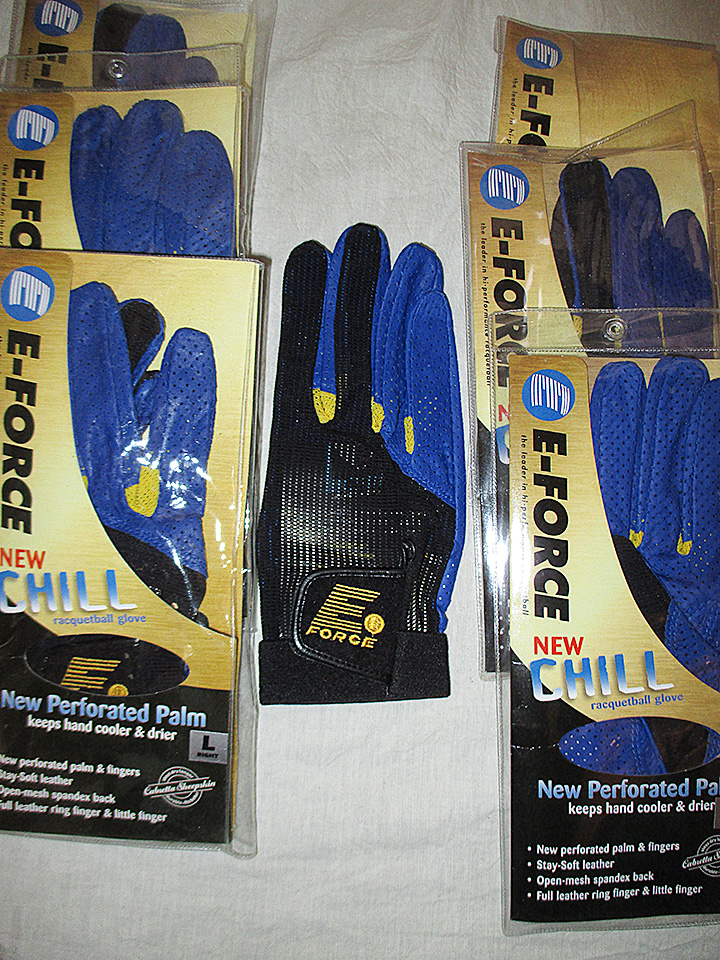 EForce CHILL Racquetball glove 6Pack 17.39ea. Racquets4Less