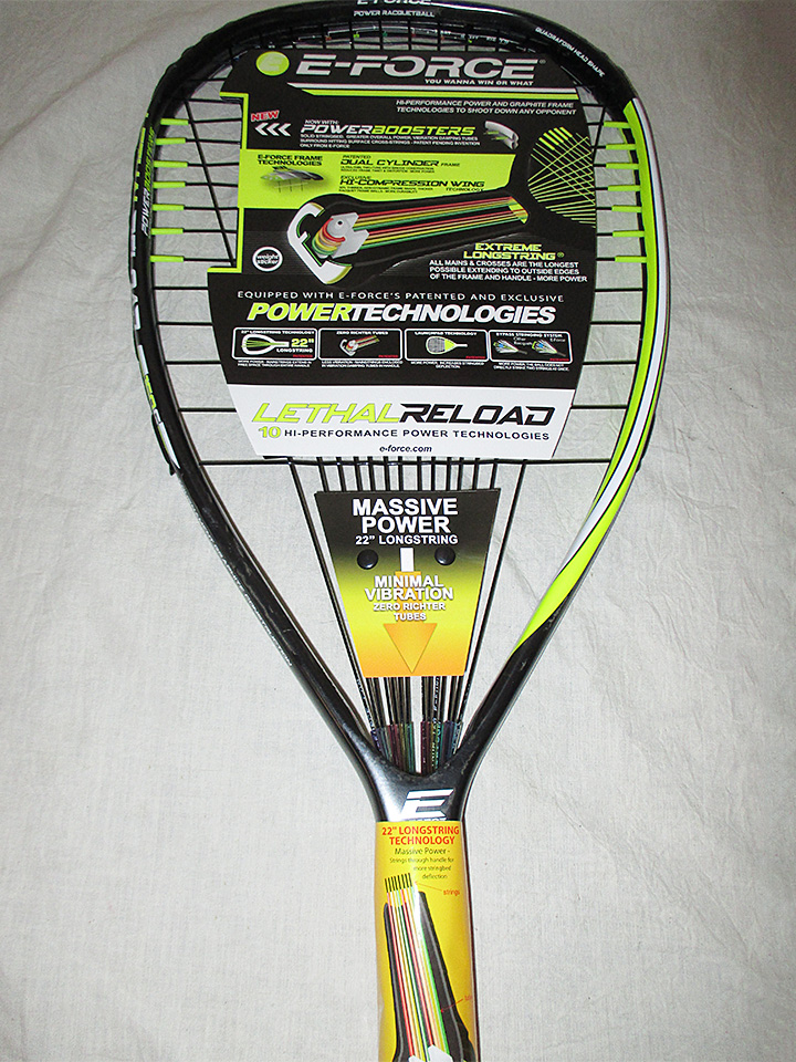EForce Lethal Reload like new 170 refurb.exclusive Racquets4less