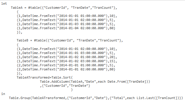 Power Query Formula Language M RADACAD
