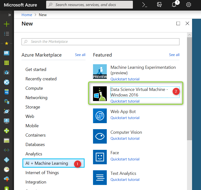 Data Science Virtual Machine RADACAD
