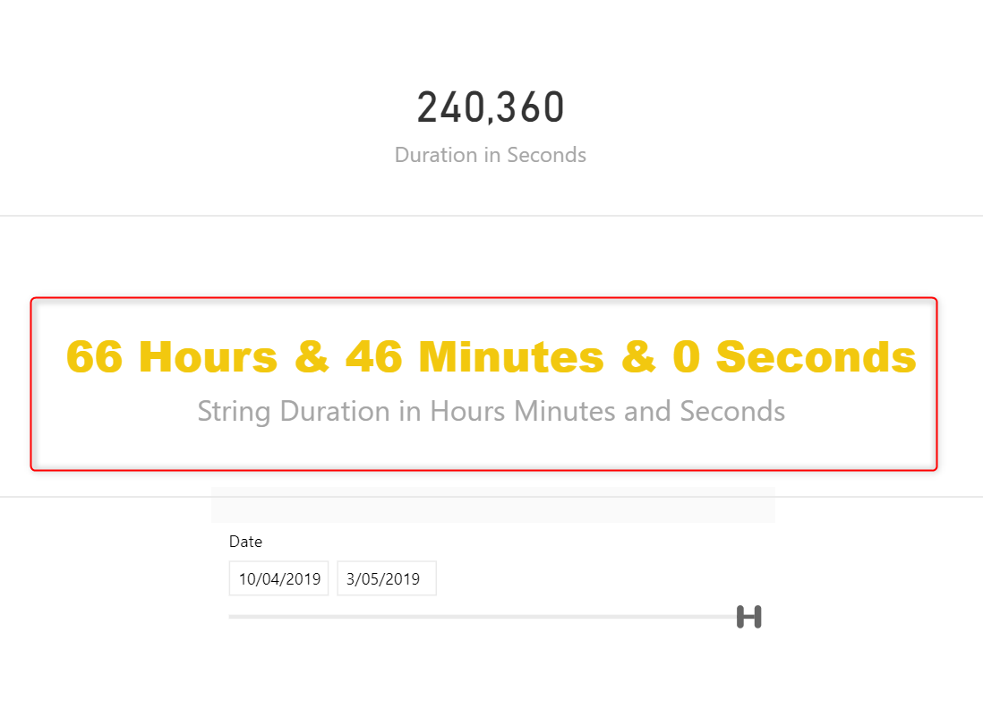 Calculate Duration in Days Hours Minutes and Seconds Dynamically in