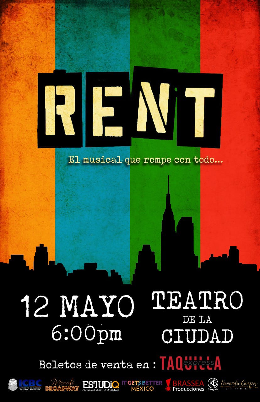Presentarán musical Rent en Teatro de la Ciudad RadaNoticias