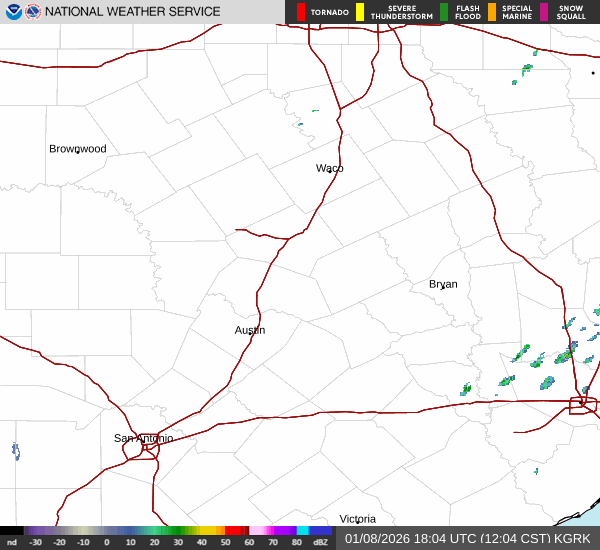 FORT HOOD, TX (KGRK) Radar Monster