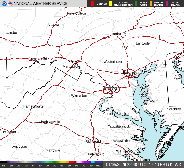 STERLING, VA (KLWX) Radar Monster