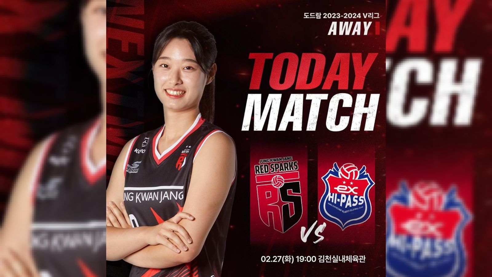 Link Live Streaming HiPass vs Red Spark Putaran 6 Liga Voli Korea 27