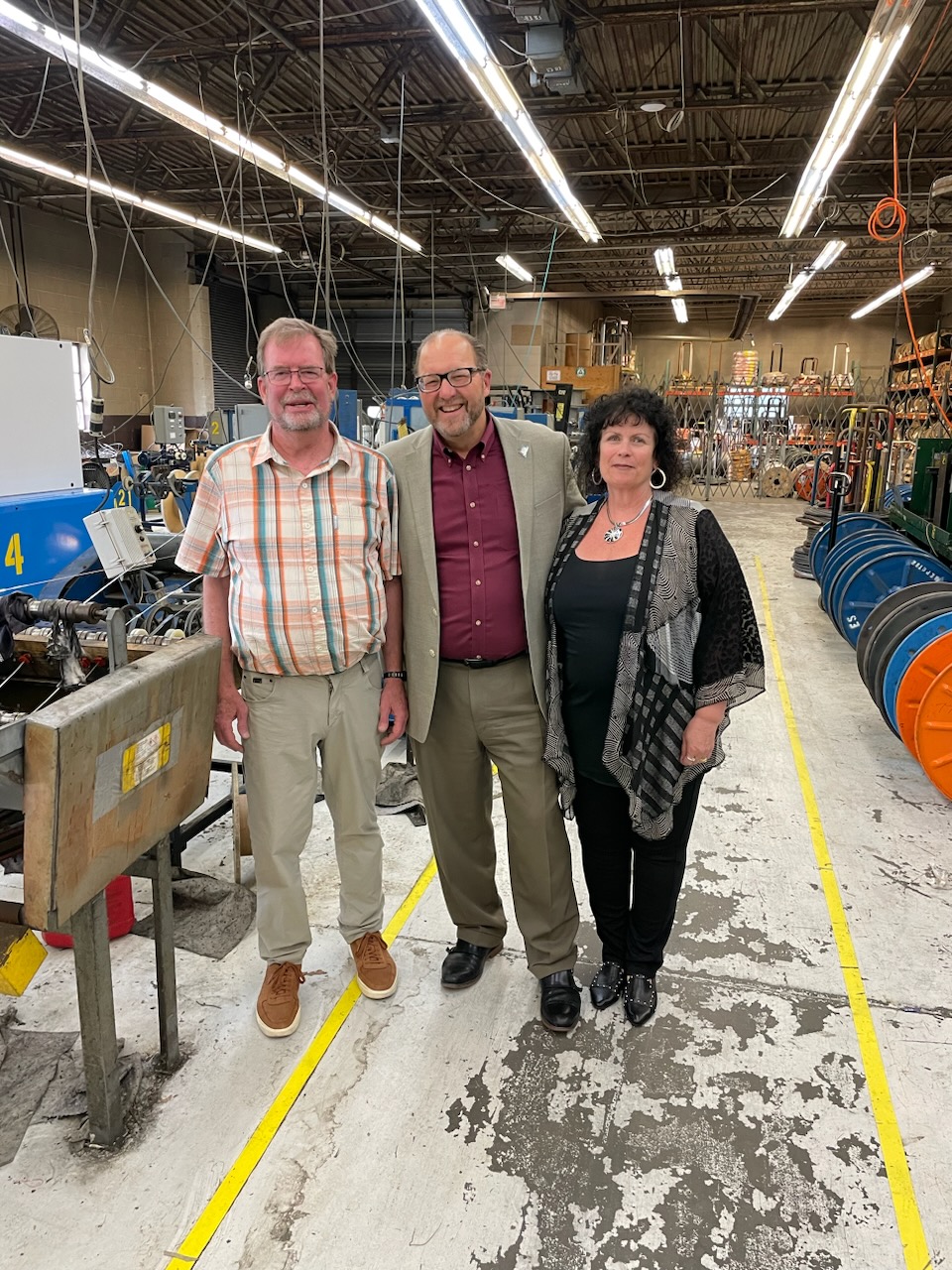 Connecticut Chief Manufacturing Officer Paul Lavoie Visits Radcliff Wire, Shares Workforce